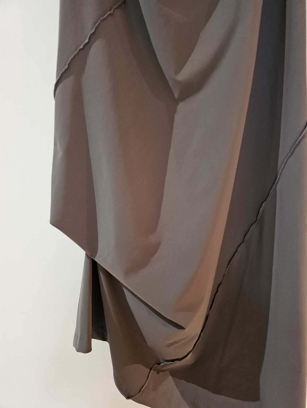 Porto San Francisco Avant-garde Cinched Beautiful Midi Skirt Asymmetrical - M - Picture 4 of 9